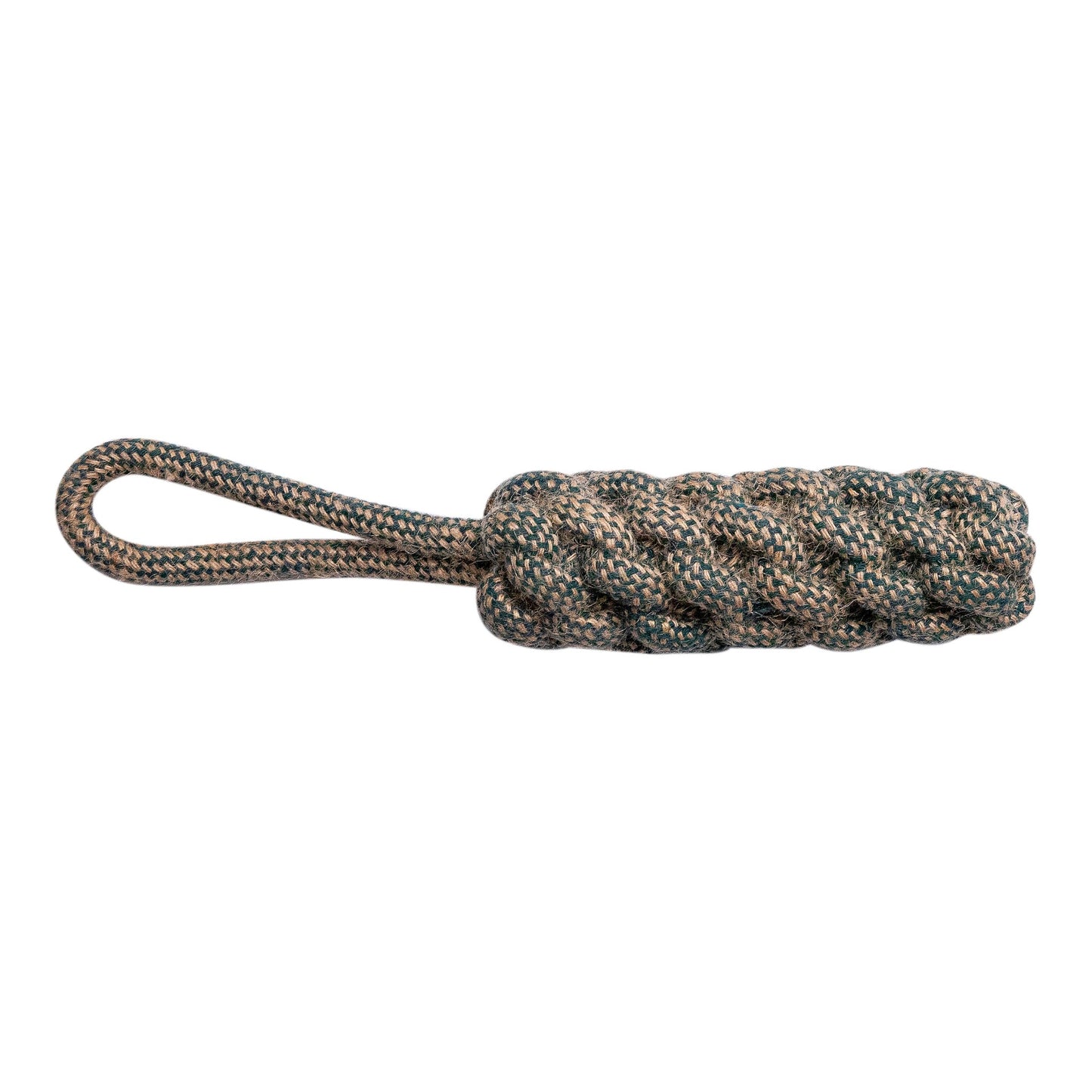 Rope Dummy Toy Green & Jute