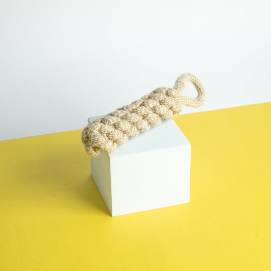 Rope Dummy Toy Jute & White